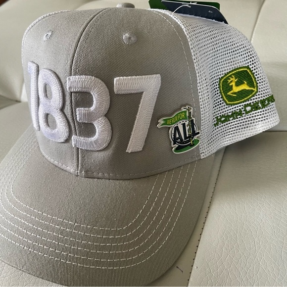 NWT John Deere Snapback Hat Baseball Cap 1837 logo - Picture 11 of 12